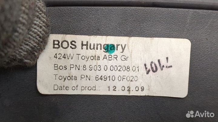 Шторка багажника Toyota Verso