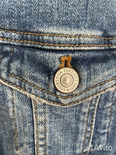 Джинсовая куртка zara 128
