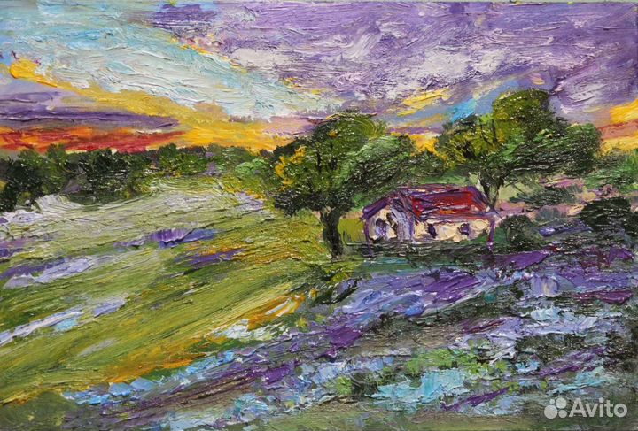 Картина маслом пейзаж
