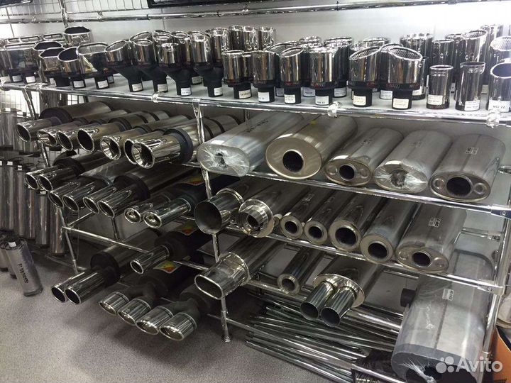 Глушитель резонатор новый