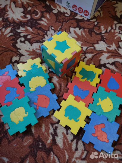 Мягкий пазл-конструктор флексика