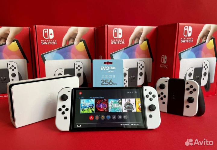 Nintendo switch oled прошитая чип обмен