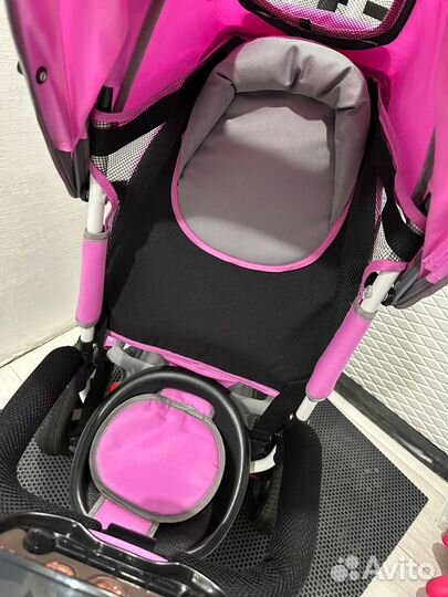 Детский велосипед с родительской ручкой