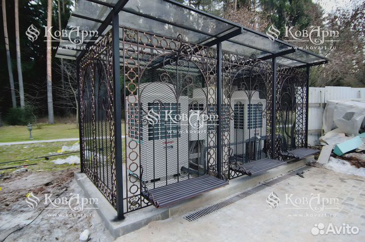 Кованые навесы на заказ