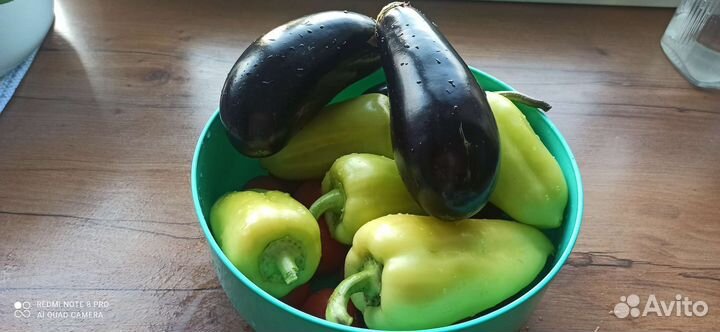 Баклажан, томат