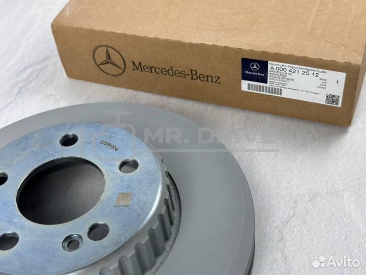 Тормозной диск передний Mercedes A0004212212