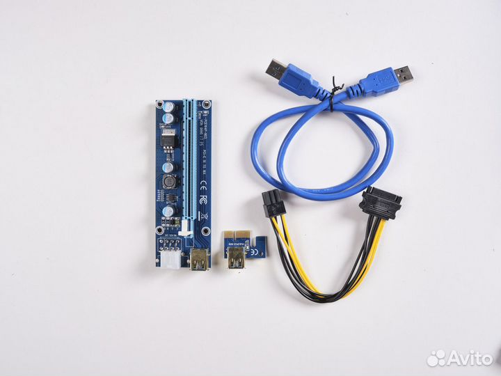 Райзер 009S USB 3.0 6pin / SATA LED
