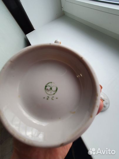 Сахарница СССР фарфор Октябрьский фарфоровый завод