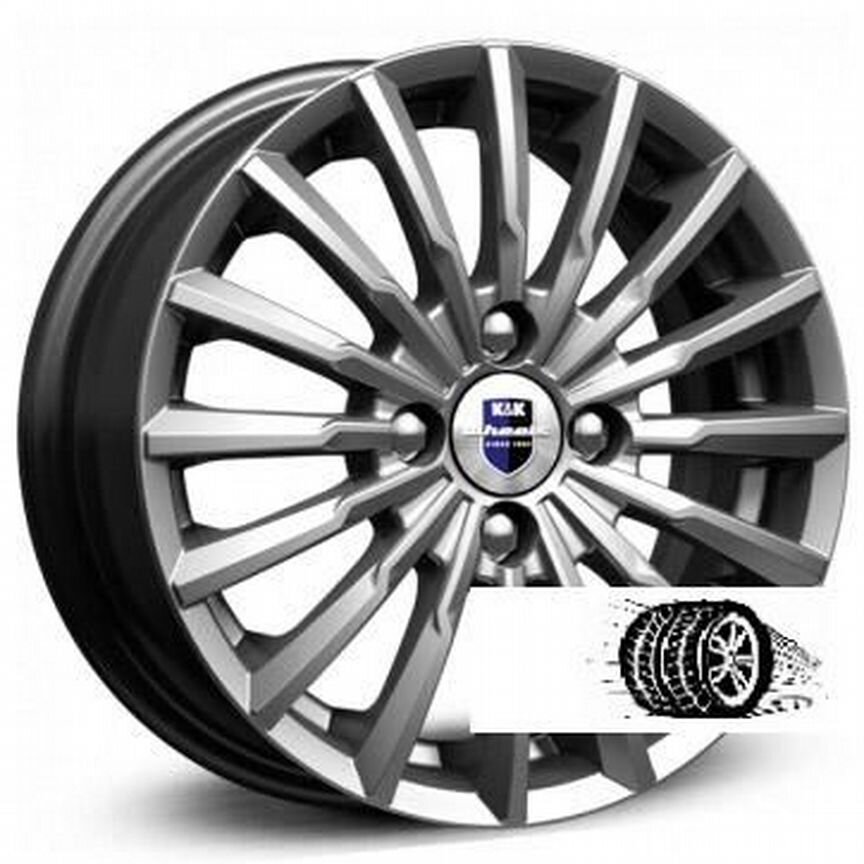 Литые диски K&K 7×R17 5×108