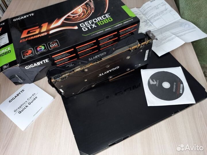 Gigabite GeForce GTX 1080 G1 gaming 8GB OC