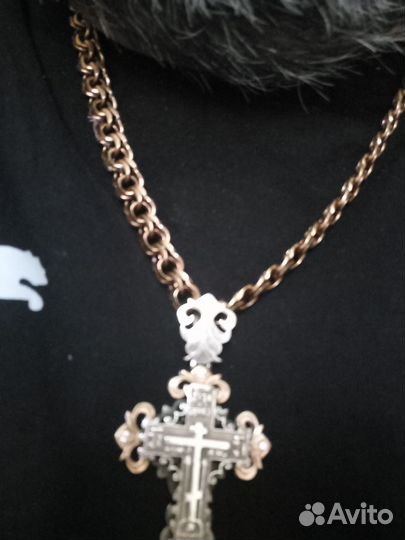 Цепь золотая мужская бисмарк