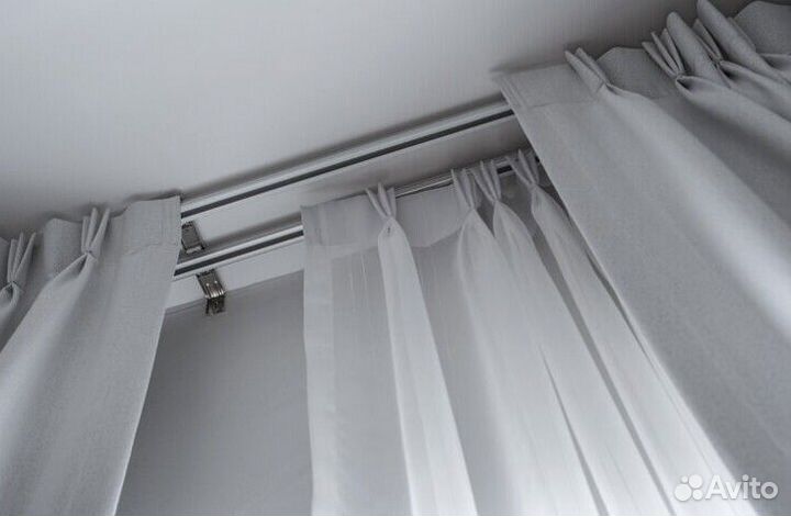 Профильные карнизы Люкс для тяжелого веса штор