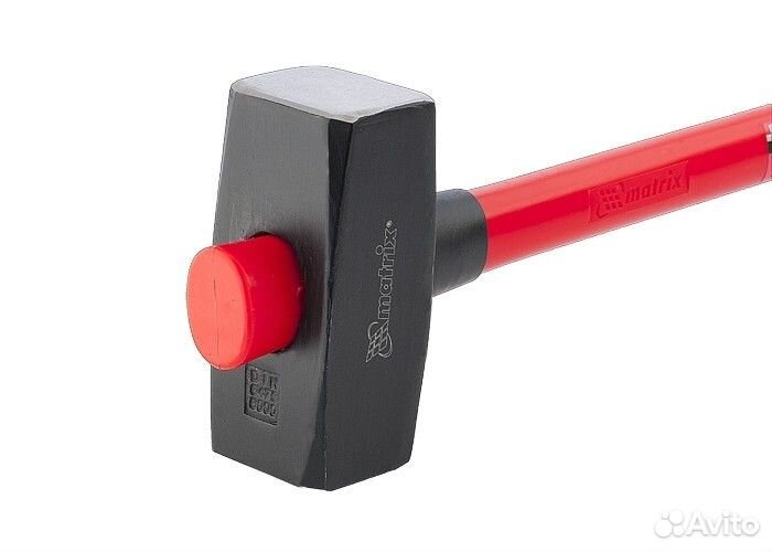 Кувалда, 10000 г, фибергласовая обрезиненная рукоя