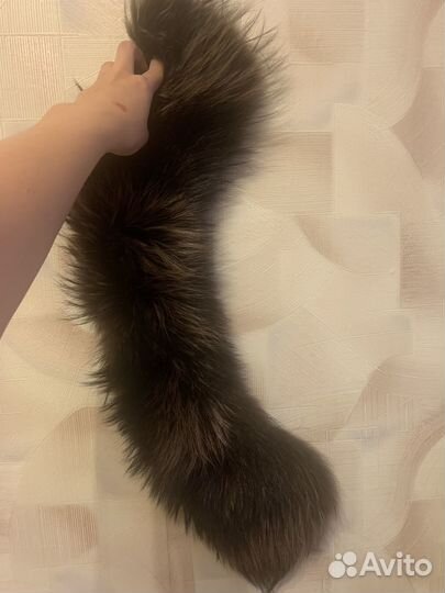 Воротник из енота енот мех пушнина