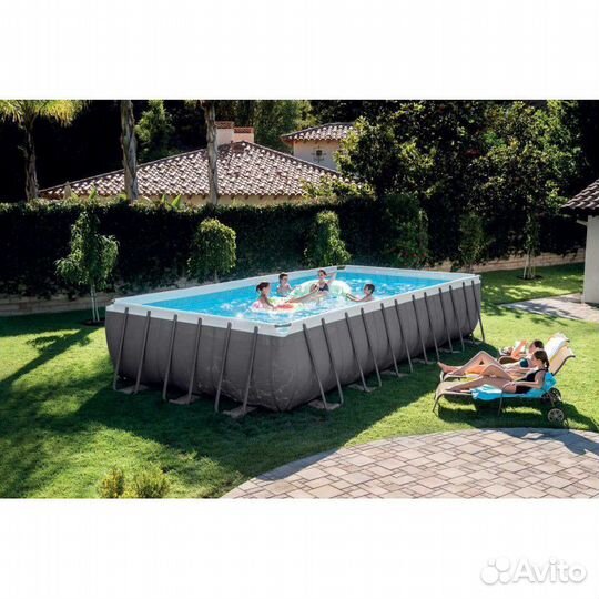 Каркасный бассейн 732х366х132 см intex 26364