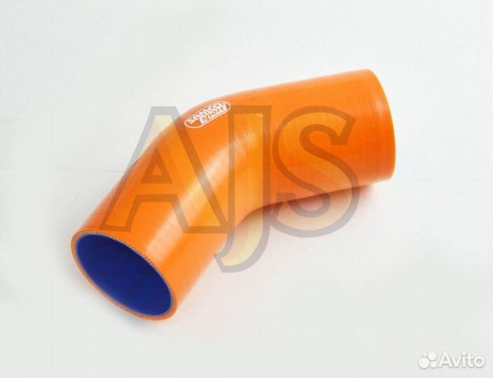 Патрубок 45гр 51-57 черный