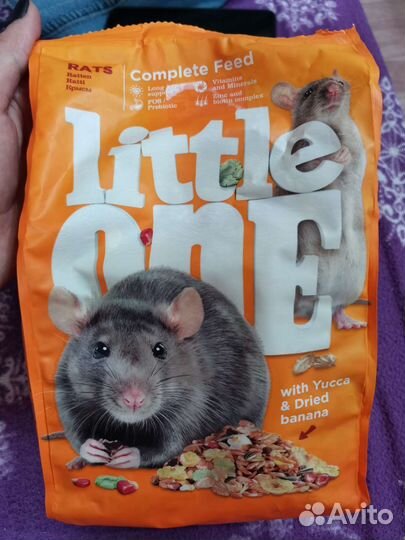 Корм для крыс little one 900 г