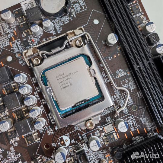 Комплект: Материнская плата 1155 сокете, +бп