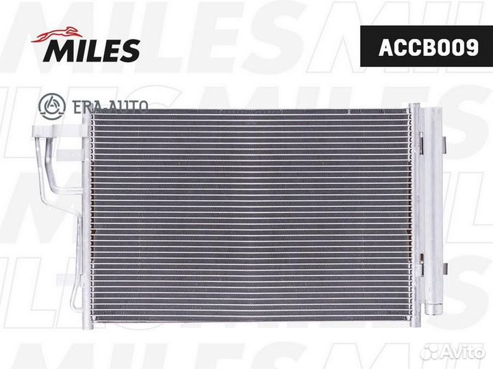 Miles accb009 Радиатор кондиционера (паяный) hyund
