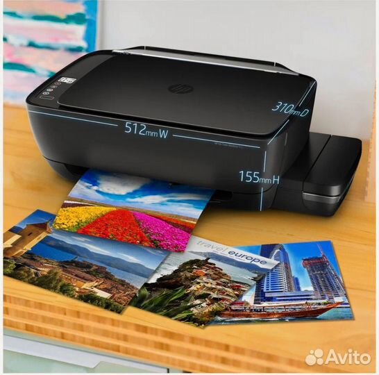 Мфу струйное HP Ink Tank Wireless 415, цветн. WiFi