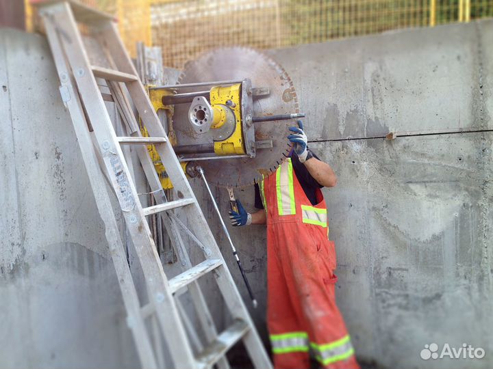 Алмазная резка бетона - проемов/перекрытий