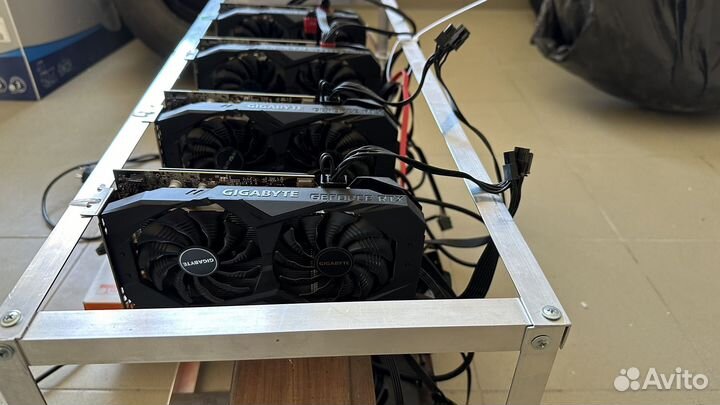 Ферма для майнинга на видеокартах (риг)