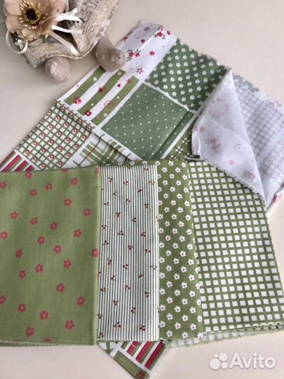 Набор Ткани из 5 отрезов 40х50 повышенной плотност
