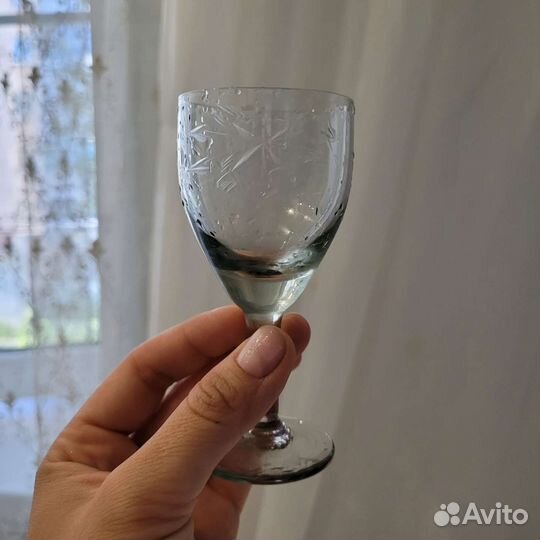 Фужеры винтаж цветное стекло СССР