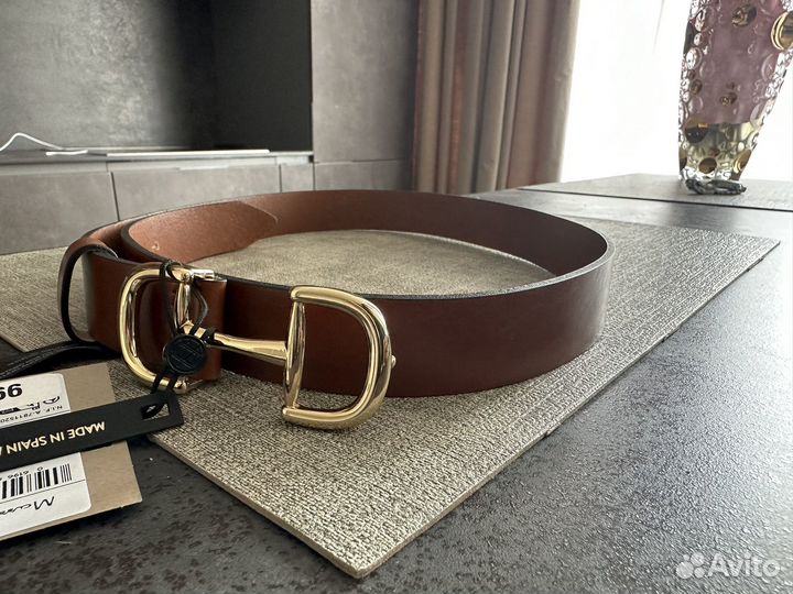 Ремень женский кожаный