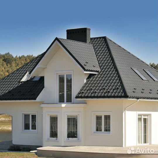 Металлочерепица RAL 7024