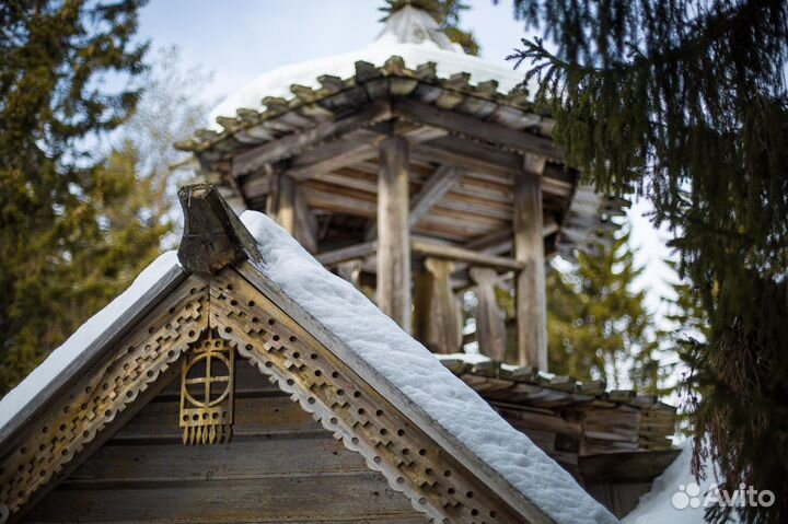 Остров Кижи зимой на судне на воздушной подушке