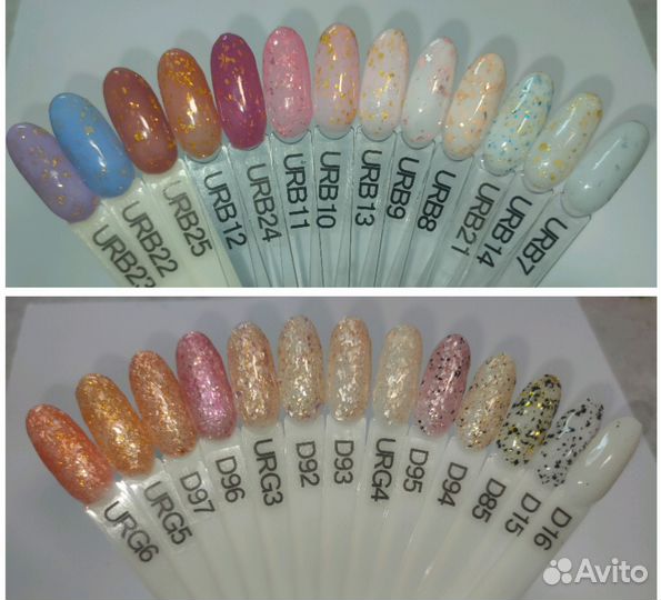 Новые цветные база для ногтей