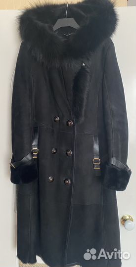 Дубленка женская зимняя длинная