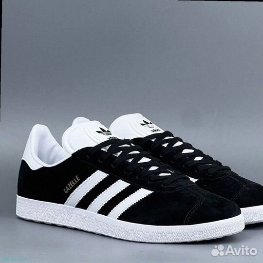 Кроссовки Adidas Gazelle Black (Арт.52261)