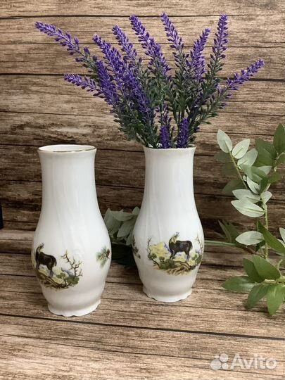 Ваза 19 см. Охота Бернадотт