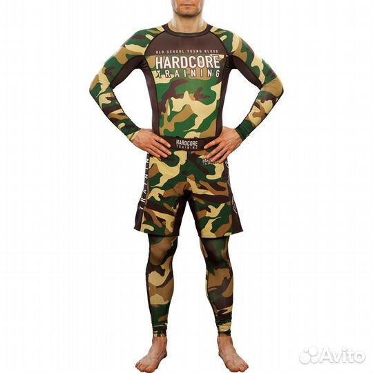 Рашгард Hardcore Training Forest Camo (L)