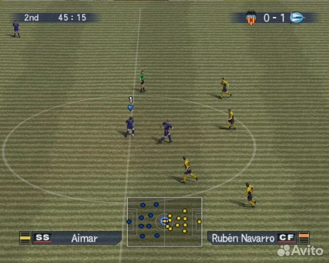Pro Evolution Soccer 5, б/у, множ.царап., английск