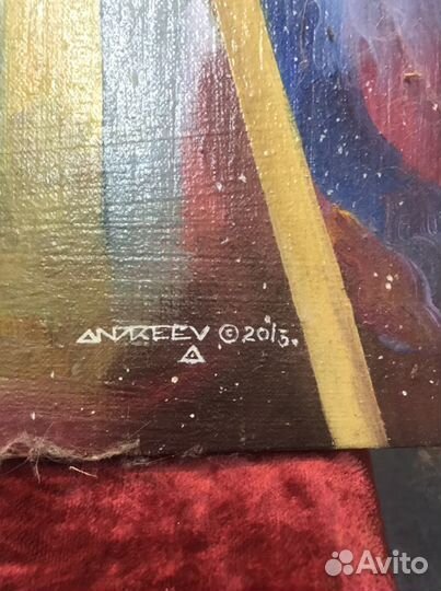 Картина «Муза как дыхание Жизни» Андреев 2003г