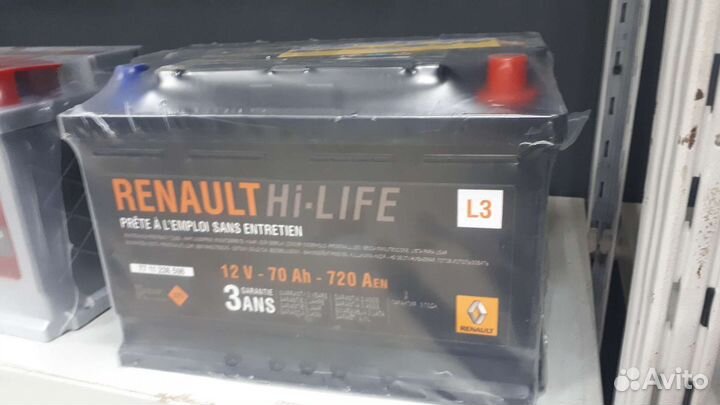 Аккумулятор 70 на рено, газель