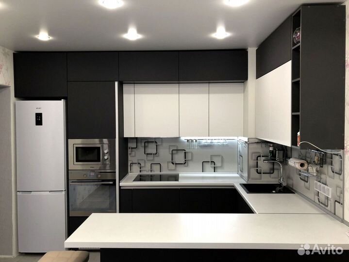 Современная кухня на заказ мдф фасады