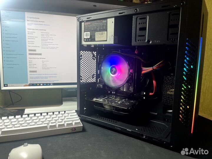 Игровой пк Intel Core i3 10100F