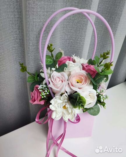 Букет цветов из мыла