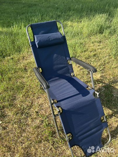Кресло шезлонг складное