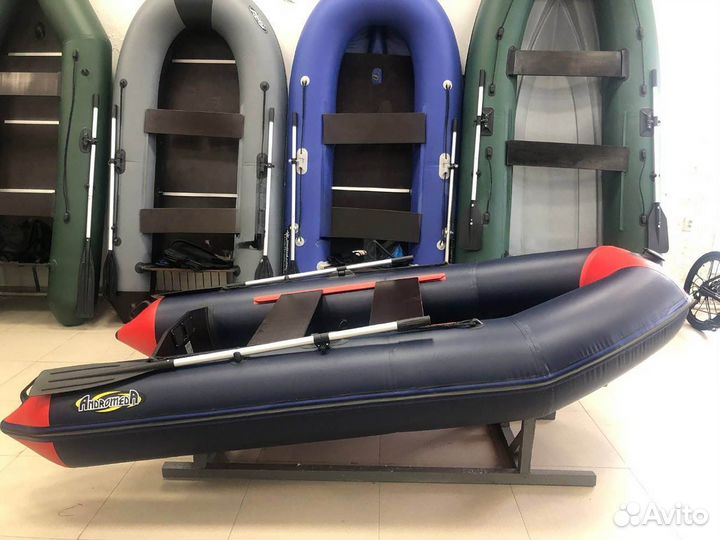Лодка пвх Andromeda 305 красно-синяя