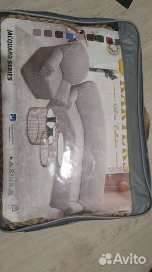 Чехол на угловой диван и 1 кресло