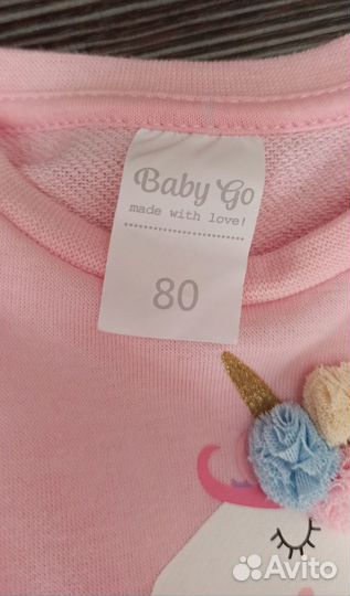 Платье для девочки, размер 80, б/у