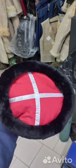 Кубанка меховая черного цвета