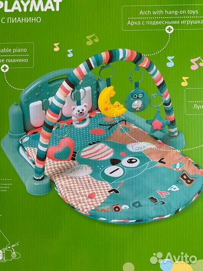 Развивающий коврик с пианино (состояние нового)