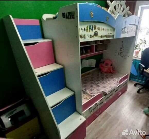 Детская двухярусная кровать