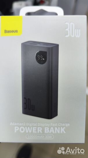 Аккумулятор Baseus Adaman2 10000 mAh 30W PD ориг